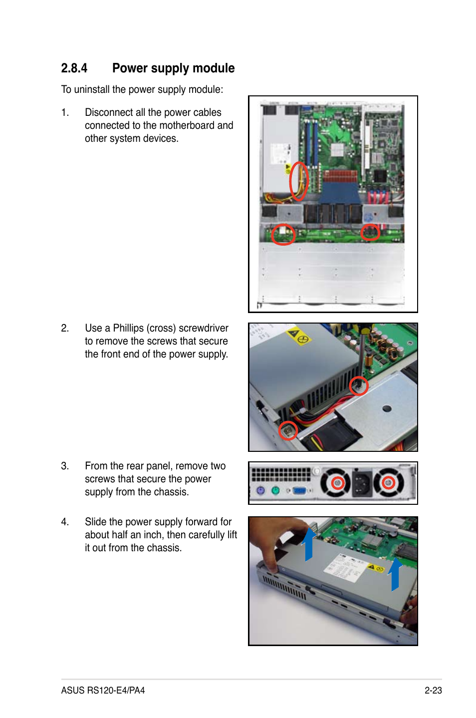 Power.supply.module | Asus RS120-E4/PA4 User Manual | Page 39 / 174