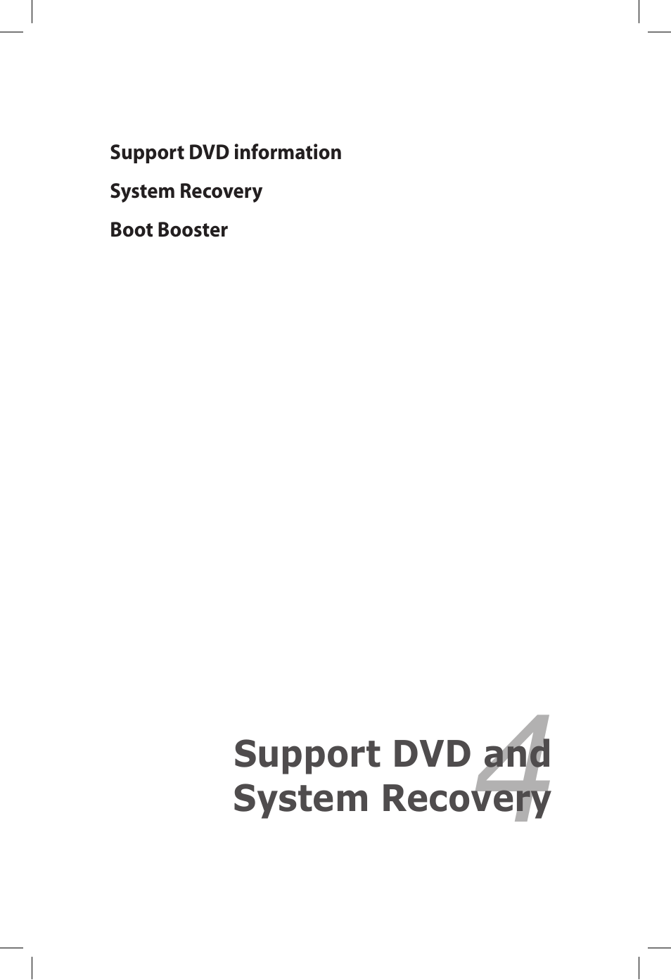 Support dvd and system recovery | Asus Eee PC S101/XP User Manual | Page 41 / 60