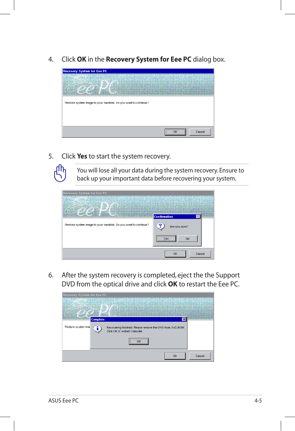 Asus Eee PC S101/XP User Manual | Page 45 / 60