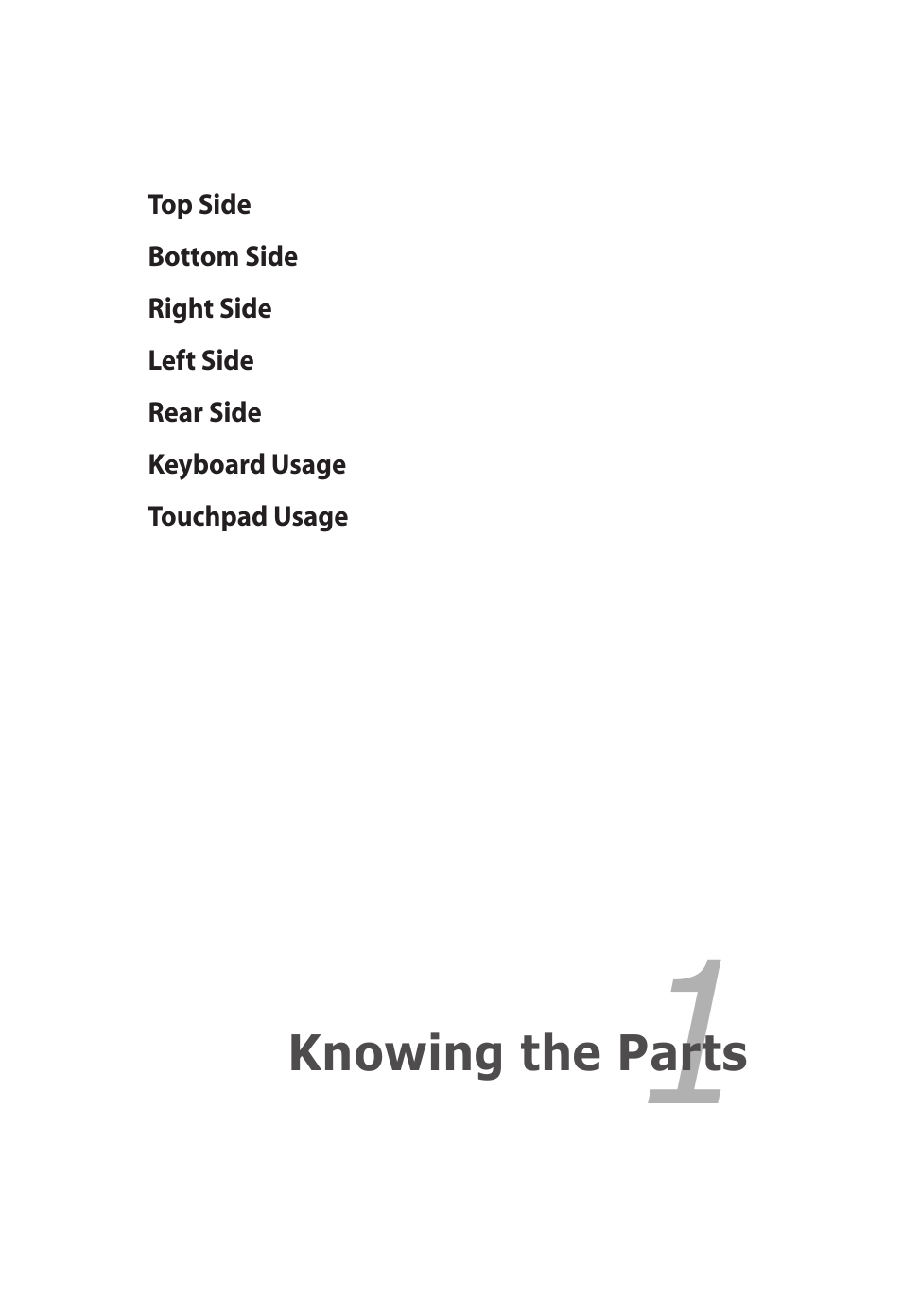 Knowing the parts | Asus Eee PC S101/XP User Manual | Page 9 / 60