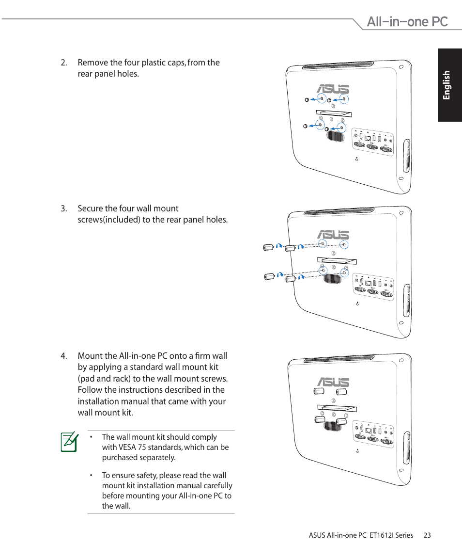 English | Asus ET1612IUTS User Manual | Page 23 / 36