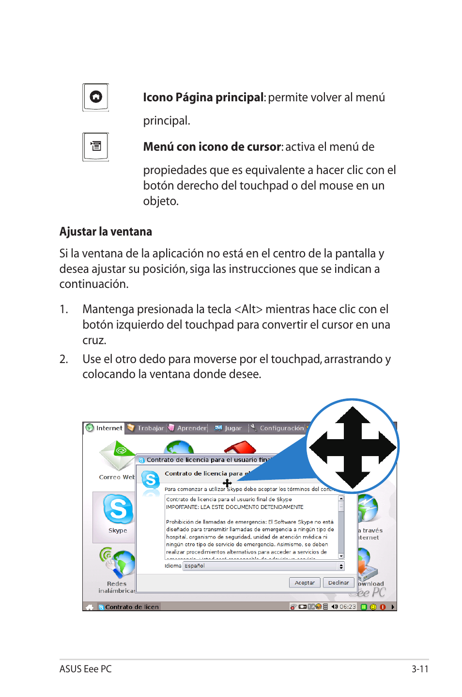 Asus Eee PC 701SD/Linux User Manual | Page 33 / 62