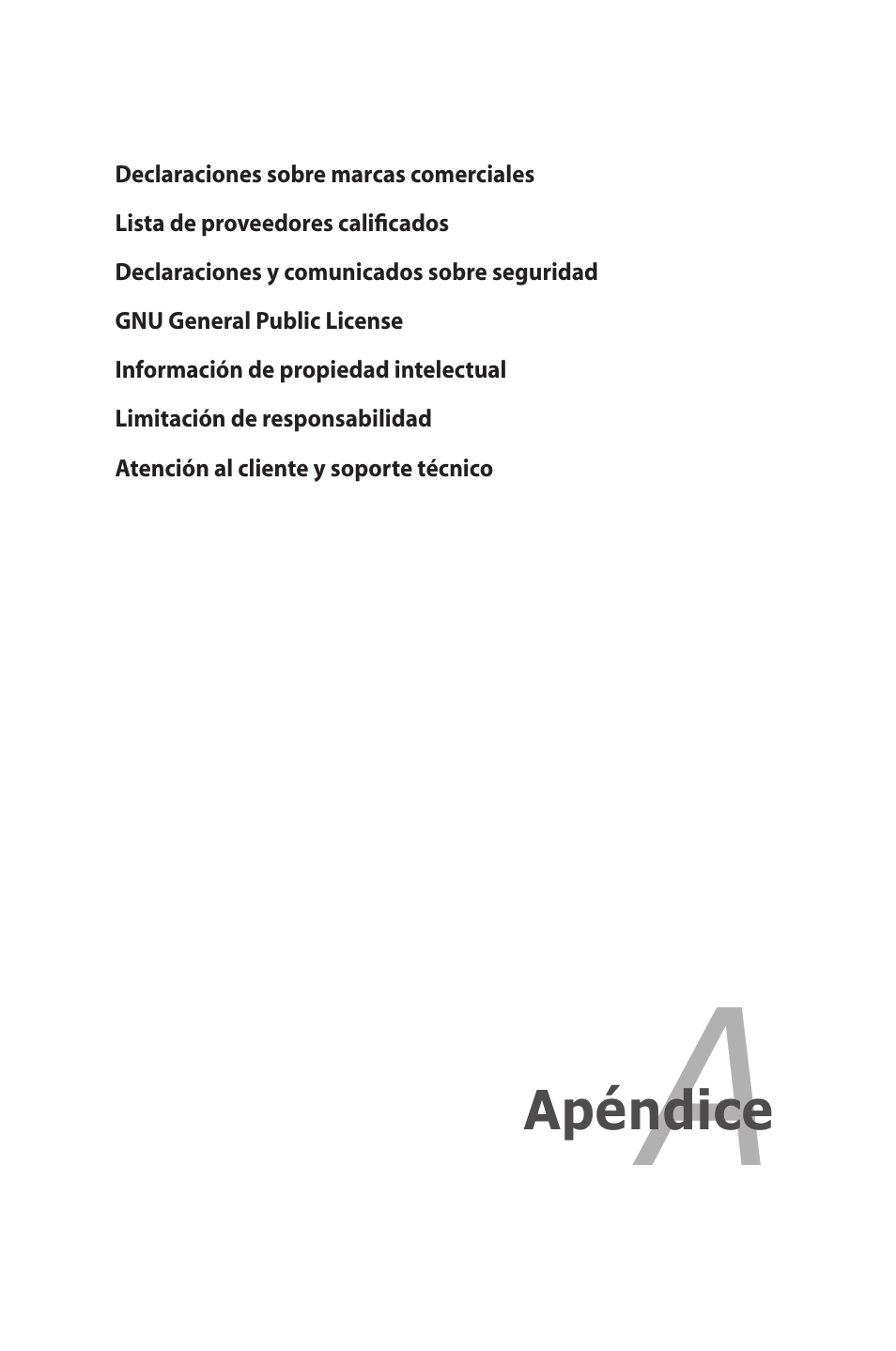 Apéndice | Asus Eee PC 701SD/Linux User Manual | Page 37 / 62