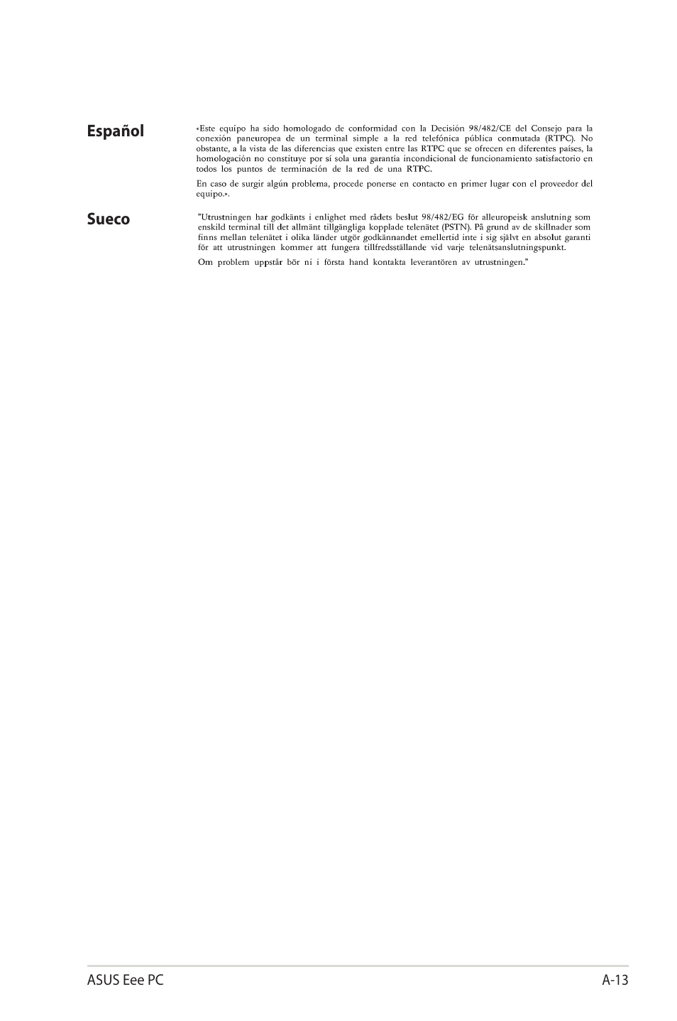 Asus Eee PC 701SD/Linux User Manual | Page 49 / 62