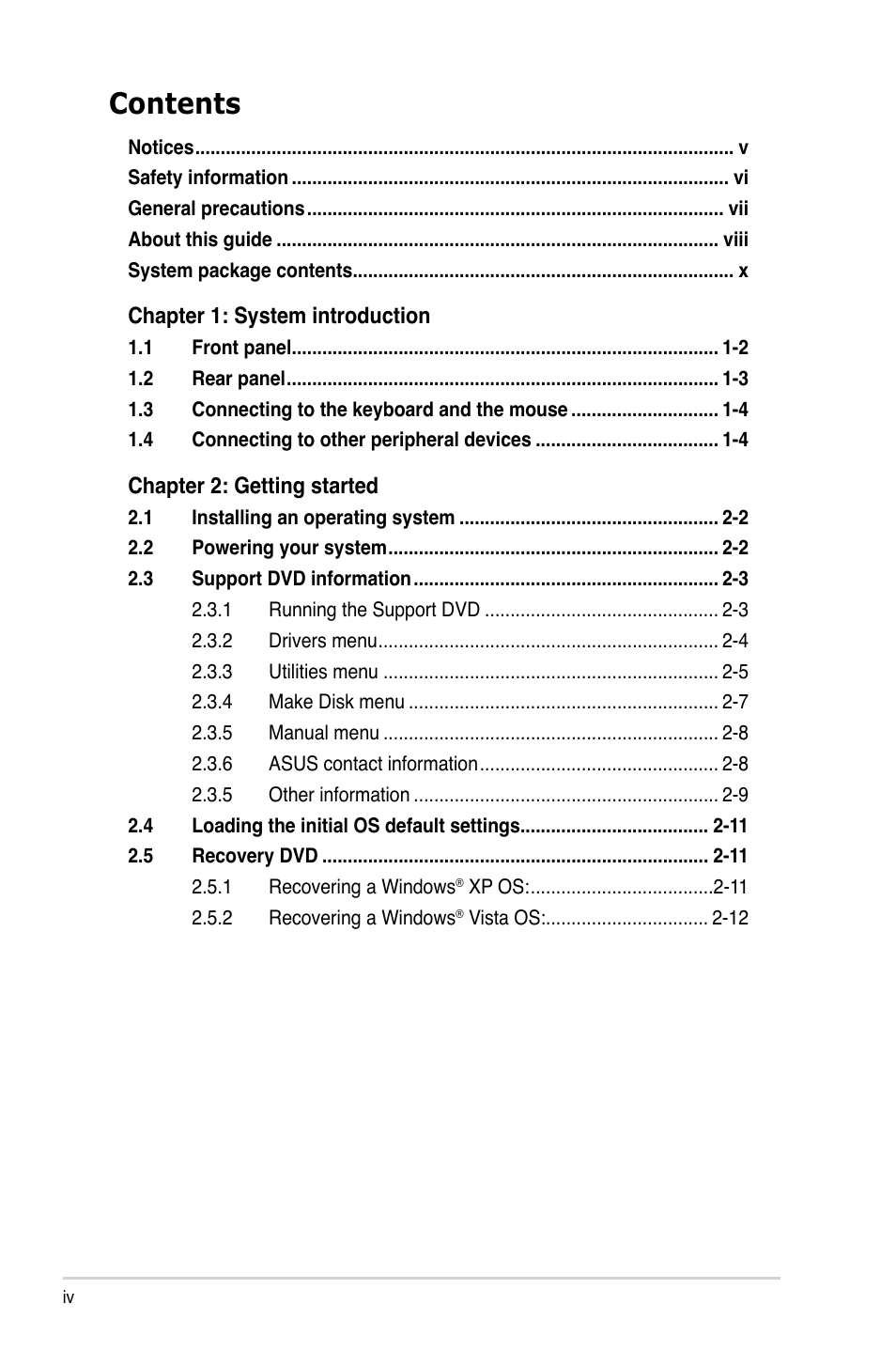 Asus BM2220 User Manual | Page 4 / 26