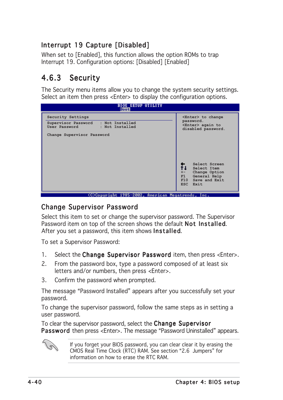 3 security security security security security | Asus P5LD2 User Manual | Page 100 / 142