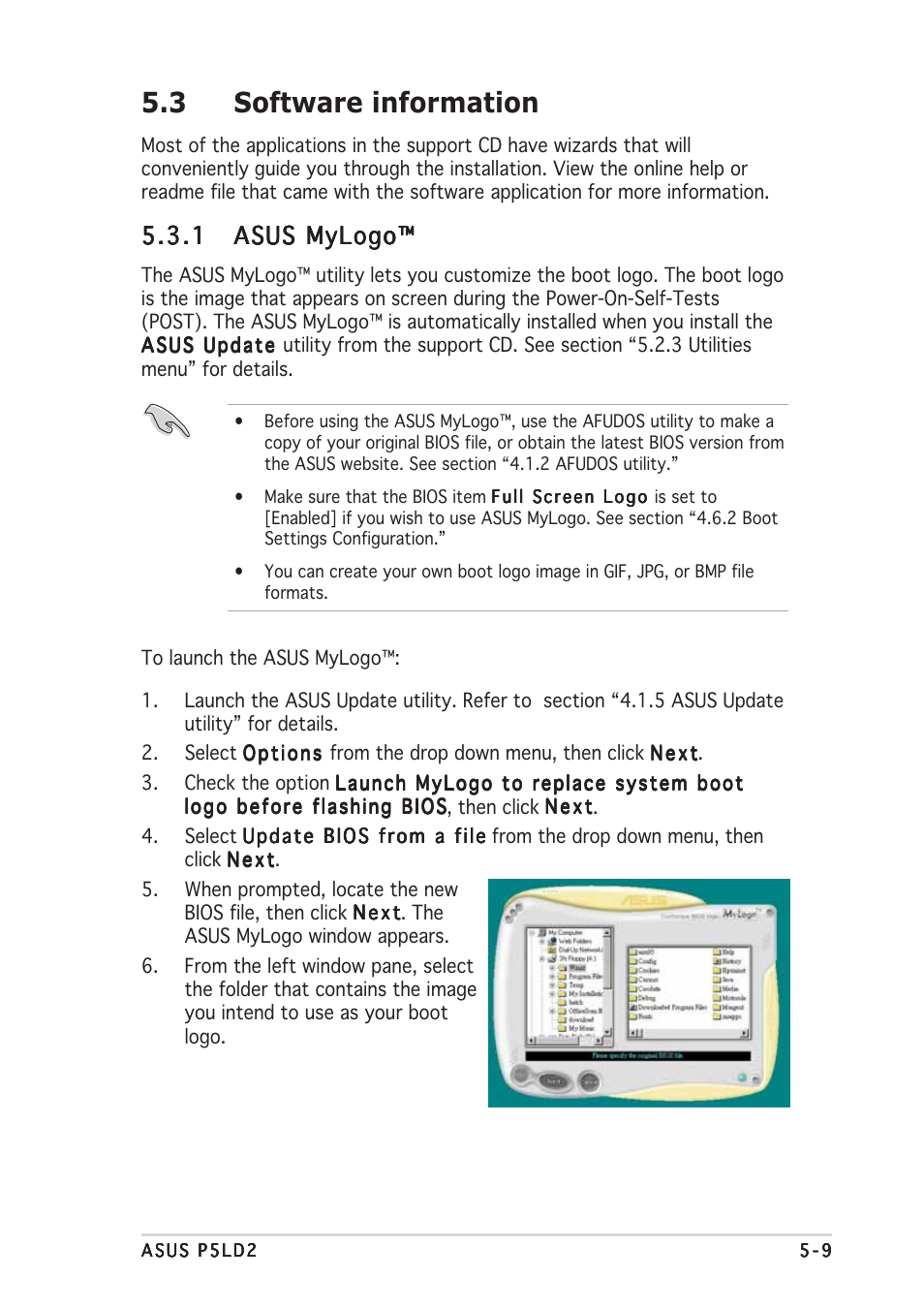 3 software information | Asus P5LD2 User Manual | Page 115 / 142