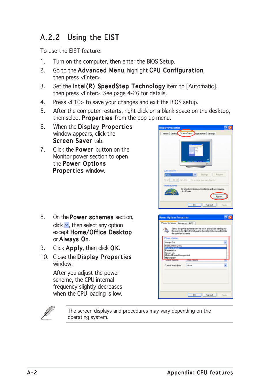 A.2.2 | Asus P5LD2 User Manual | Page 140 / 142