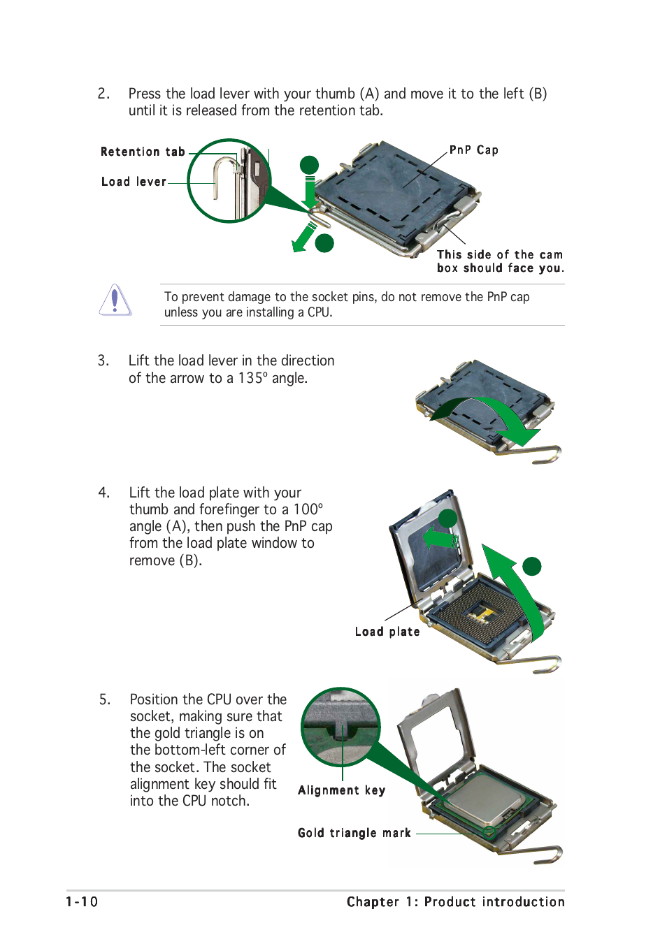 Asus P5GD1 Pro User Manual | Page 22 / 96