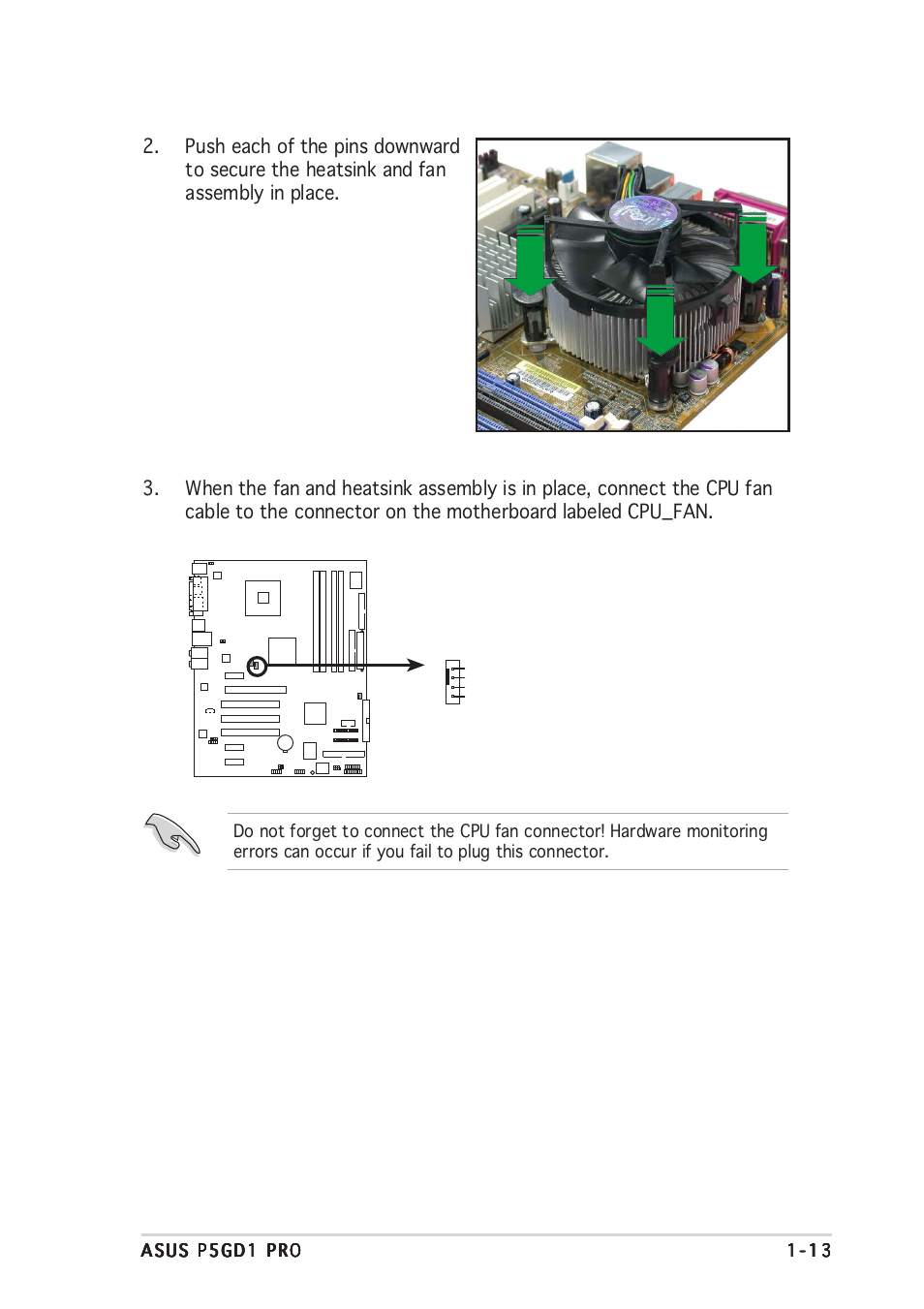 Asus P5GD1 Pro User Manual | Page 25 / 96