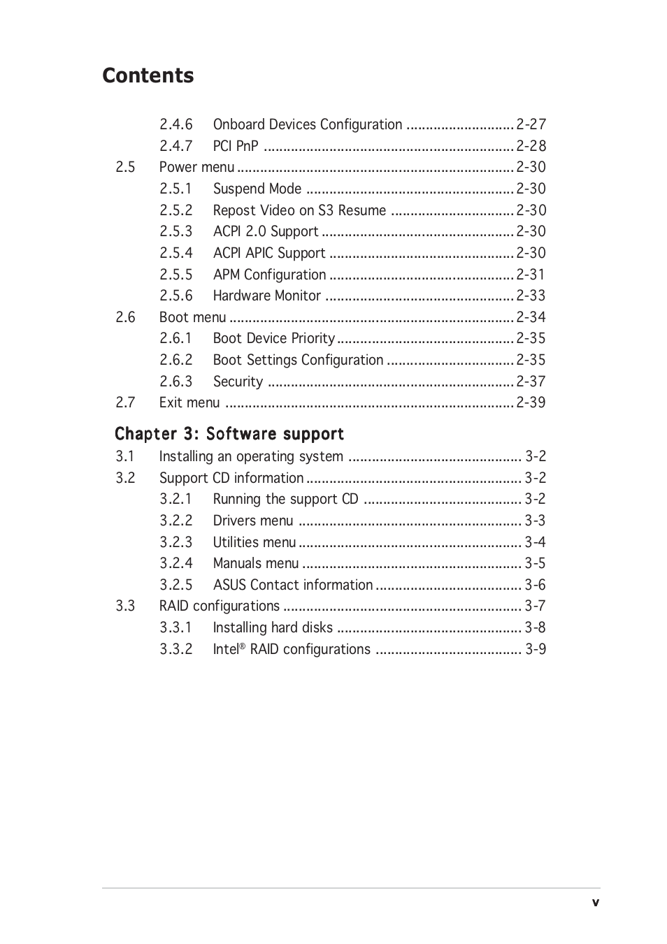 Asus P5GD1 Pro User Manual | Page 5 / 96