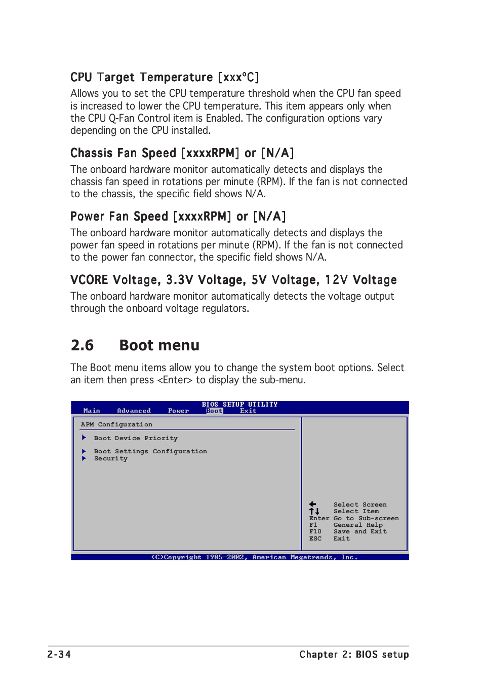 6 boot menu | Asus P5GD1 Pro User Manual | Page 78 / 96