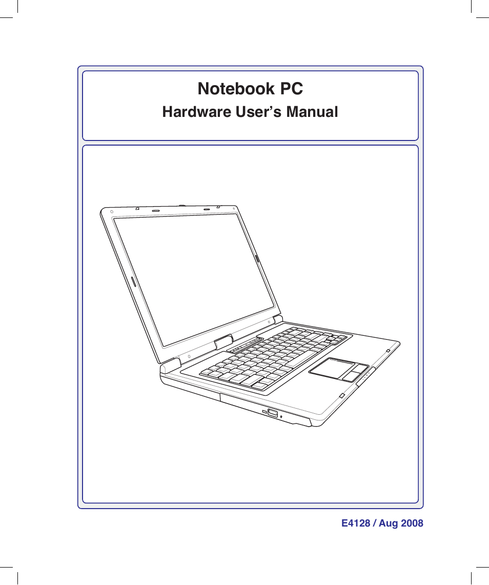 Asus X58LE User Manual | 83 pages