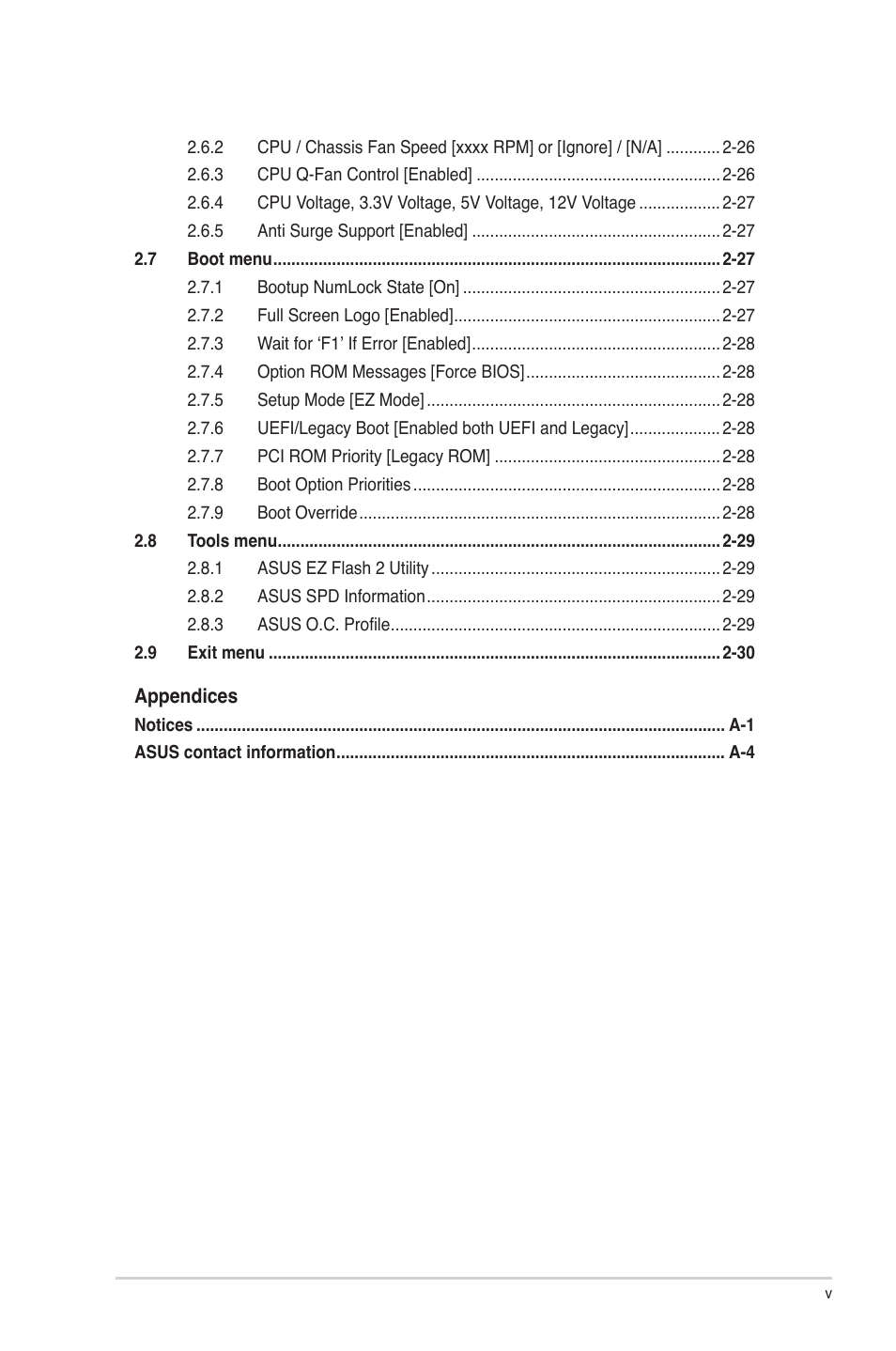 Asus P8H61-M LE R2.0 User Manual | Page 5 / 81