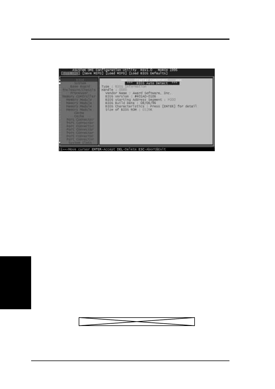 V. desktop management, Using the asus dmi configuration utility | Asus P/I-P65UP8/CP6ND User Manual | Page 36 / 38