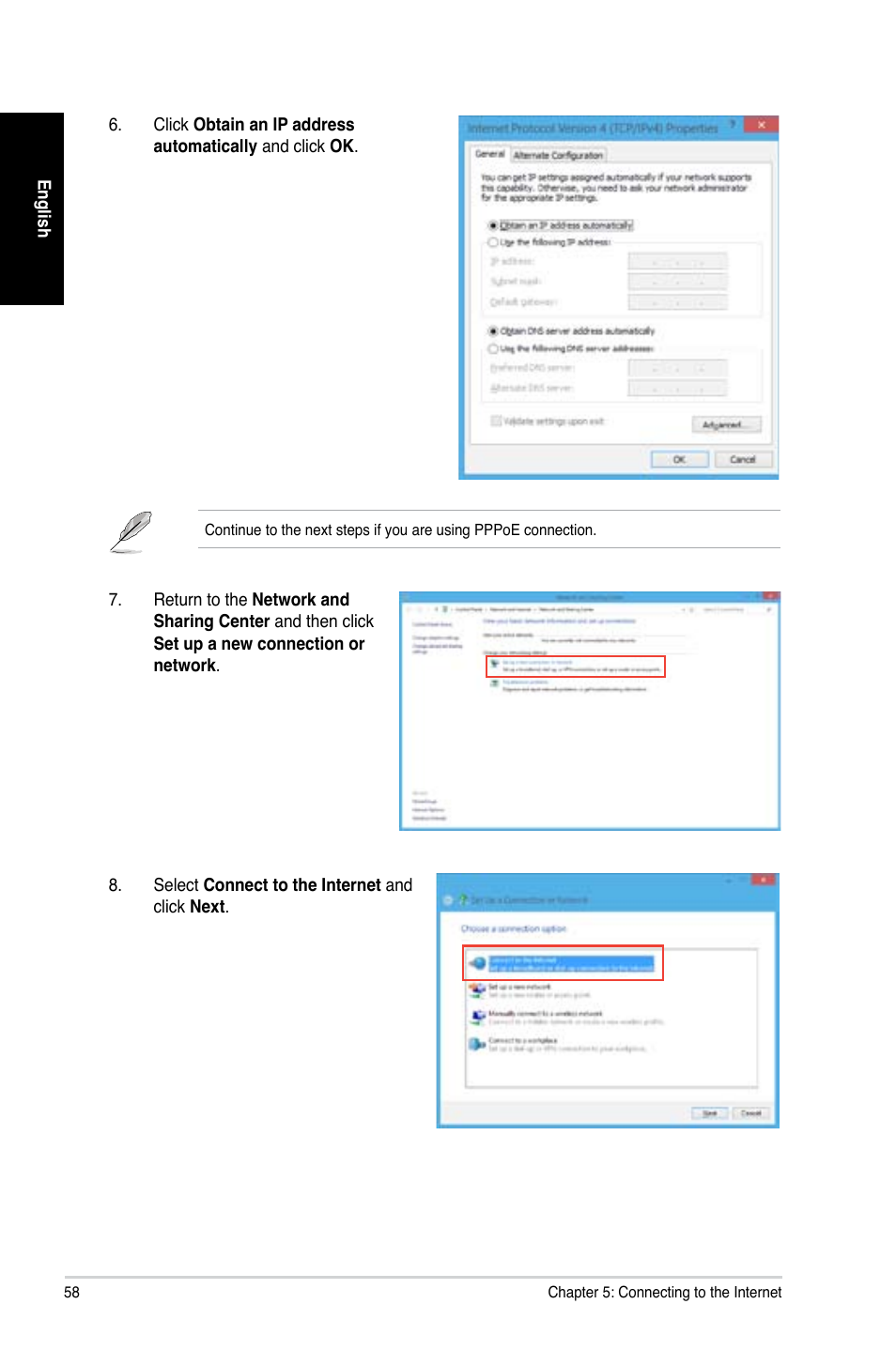 Asus CG8480 User Manual | Page 58 / 98