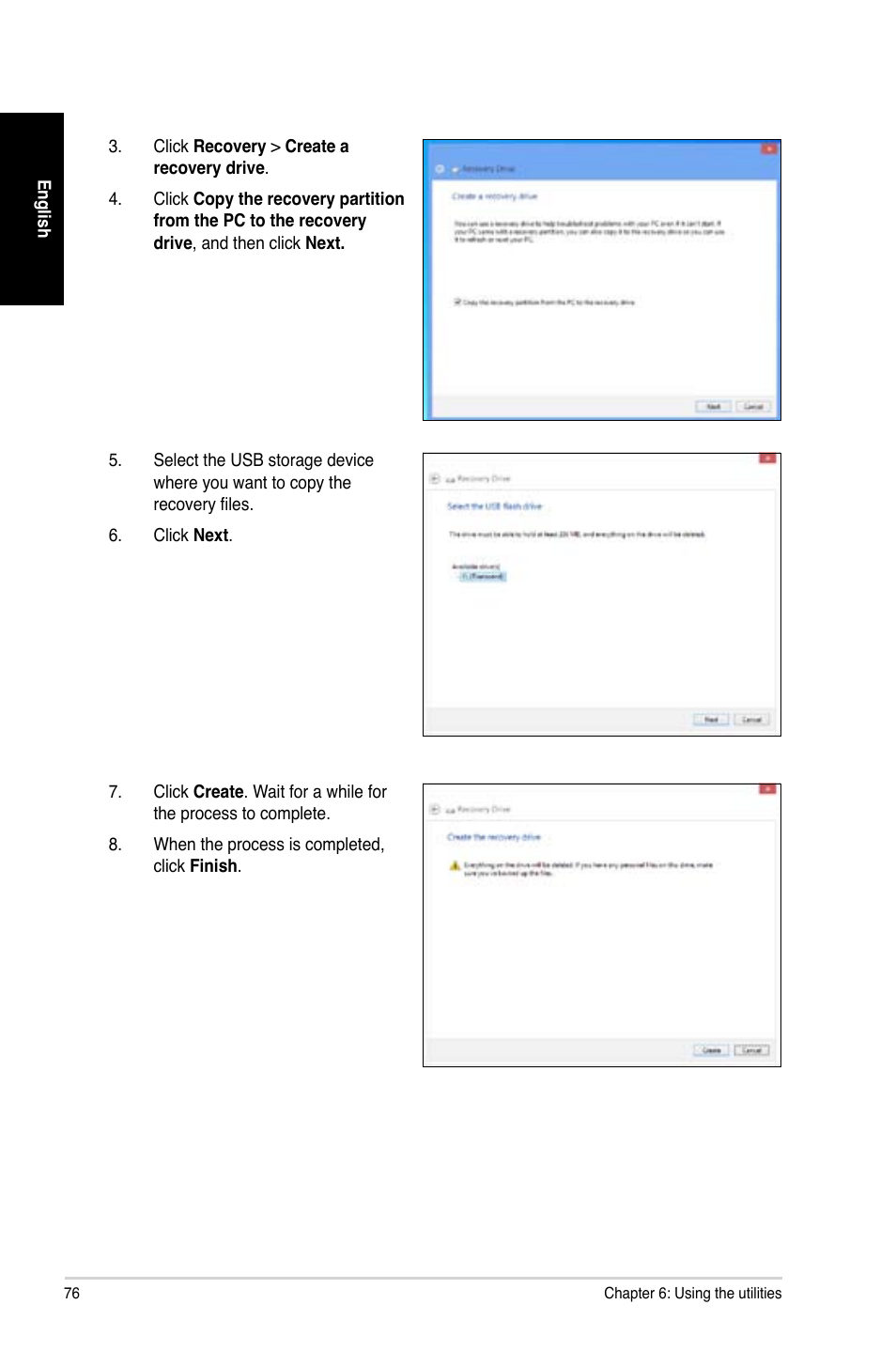 Asus CG8480 User Manual | Page 76 / 98