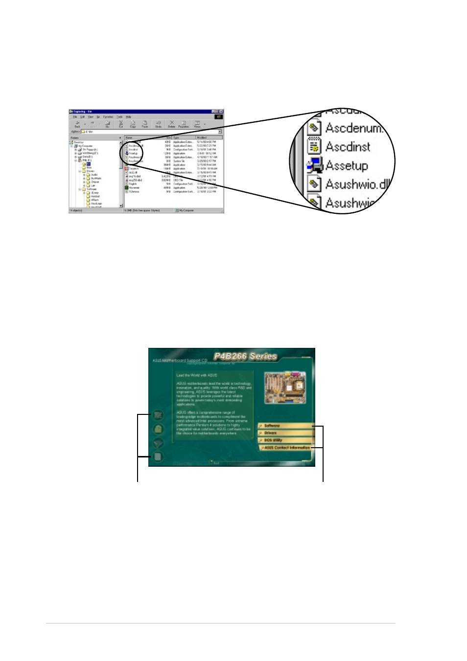 2 main menu | Asus P4B266-C User Manual | Page 100 / 126