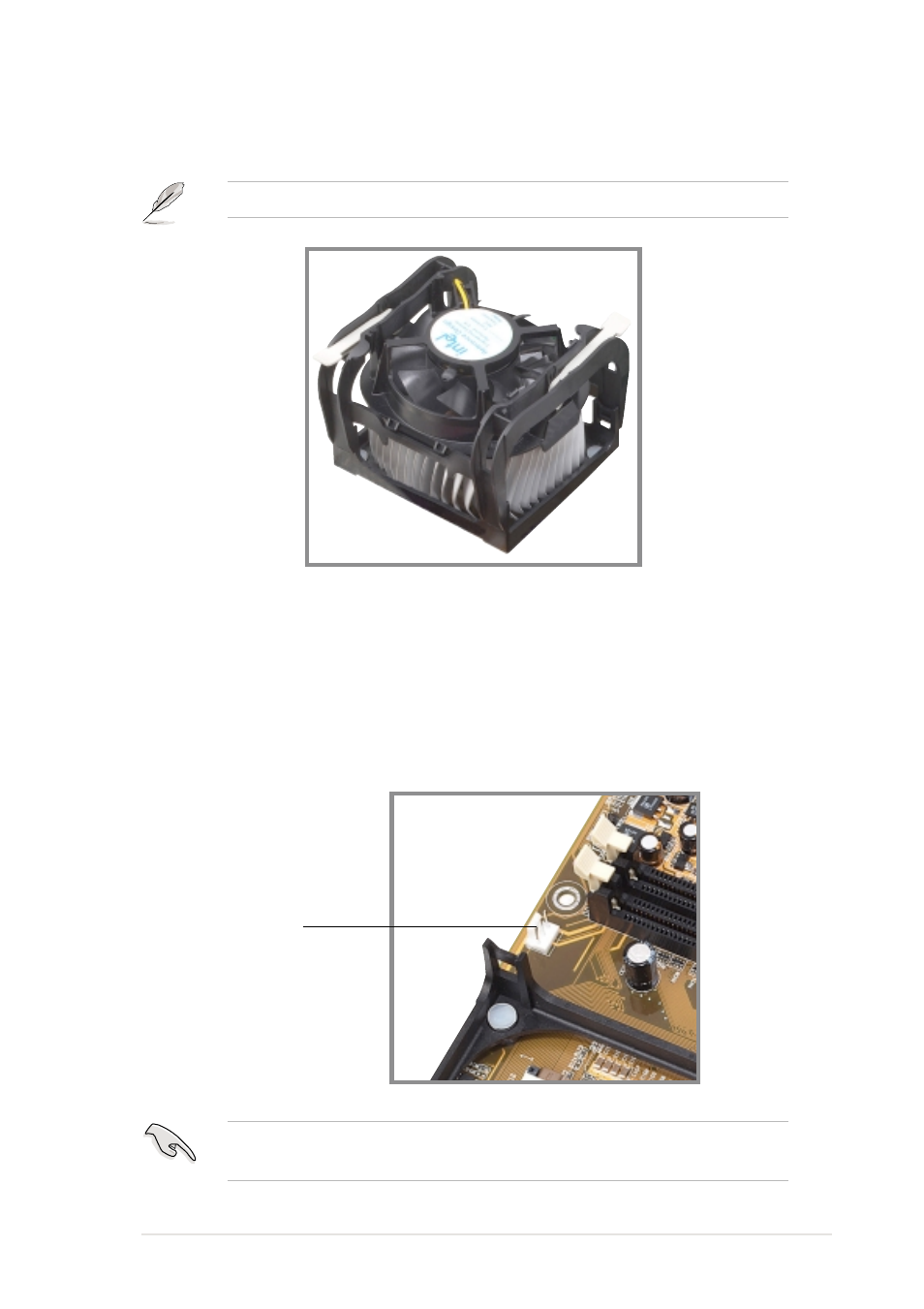 4 connecting the cpu fan cable | Asus P4B266-C User Manual | Page 31 / 126