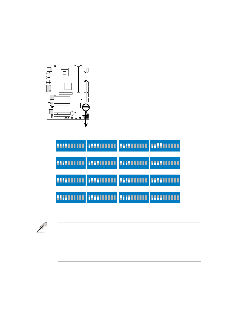 P4b266-c cpu frequency multiple selection switch | Asus P4B266-C User Manual | Page 39 / 126