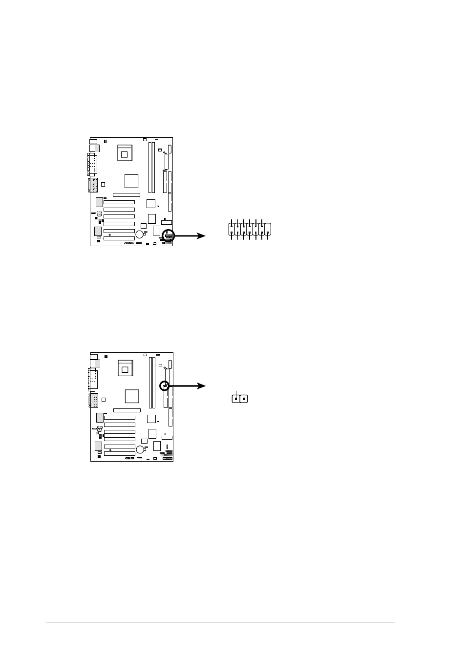 P4b266-c power supply thermal connector, P4b266-c smartcard smartcard | Asus P4B266-C User Manual | Page 54 / 126