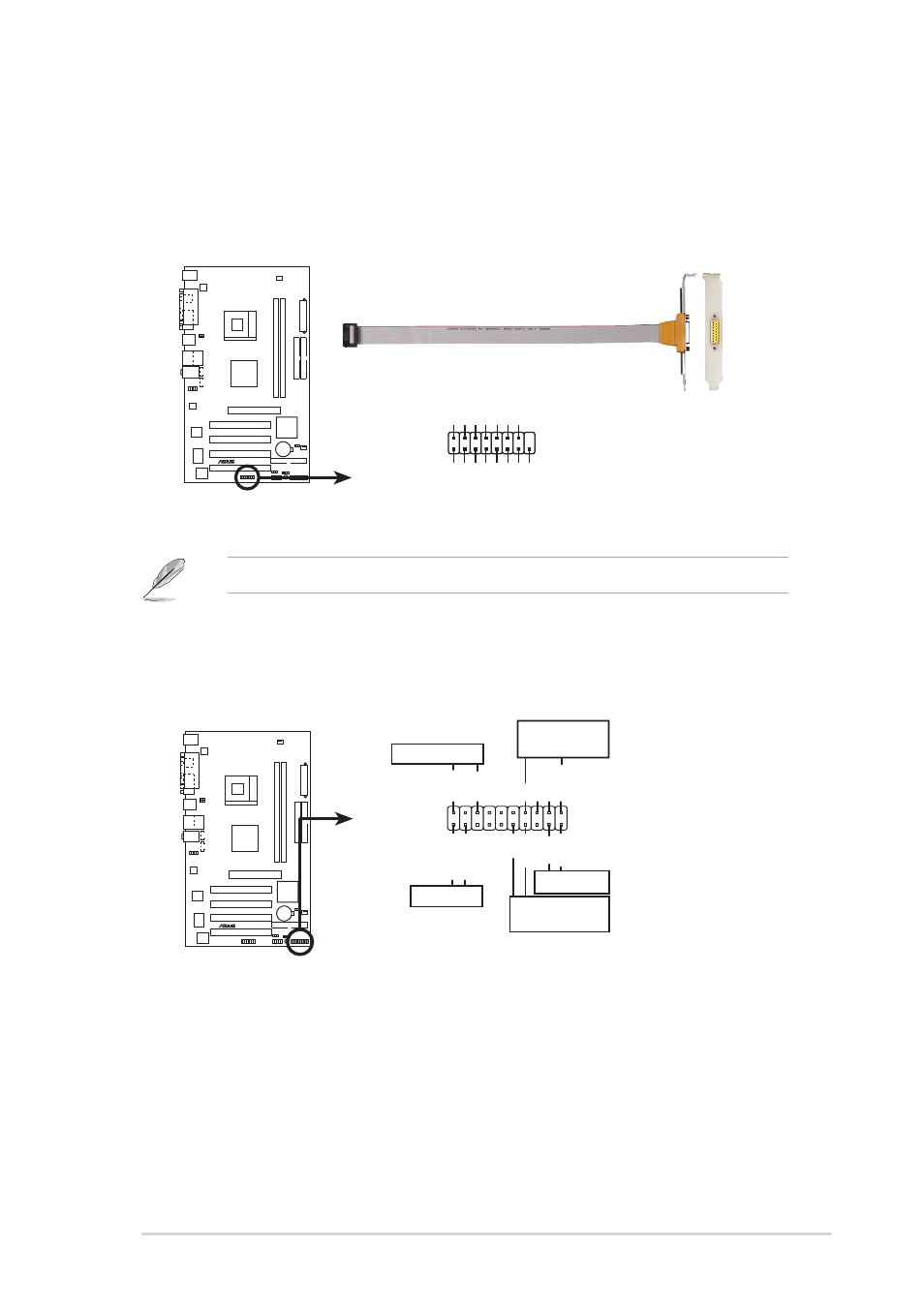 The game/midi module is purchased separately, P4pe2-x game connector game, P4pe2-x system panel connector | Asus P4PE2-X User Manual | Page 31 / 64