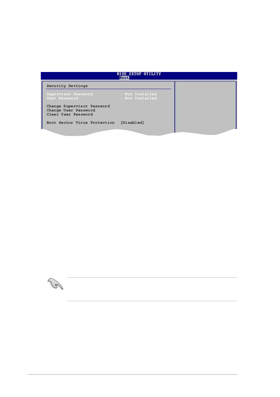 3 security, Change supervisor password, 26 chapter 2: bios setup | Asus P4PE2-X User Manual | Page 58 / 64