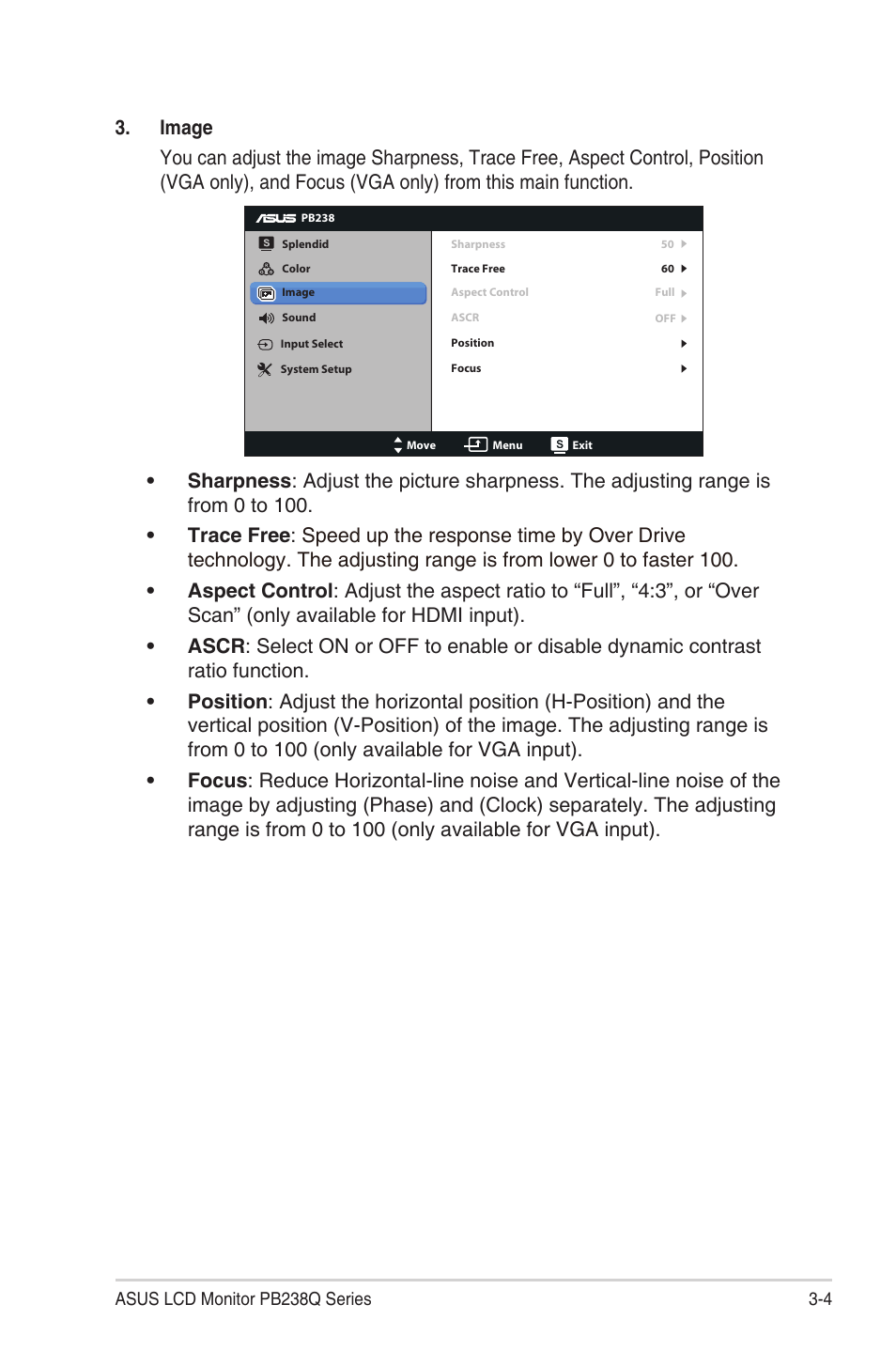 Asus PB238Q User Manual | Page 19 / 25