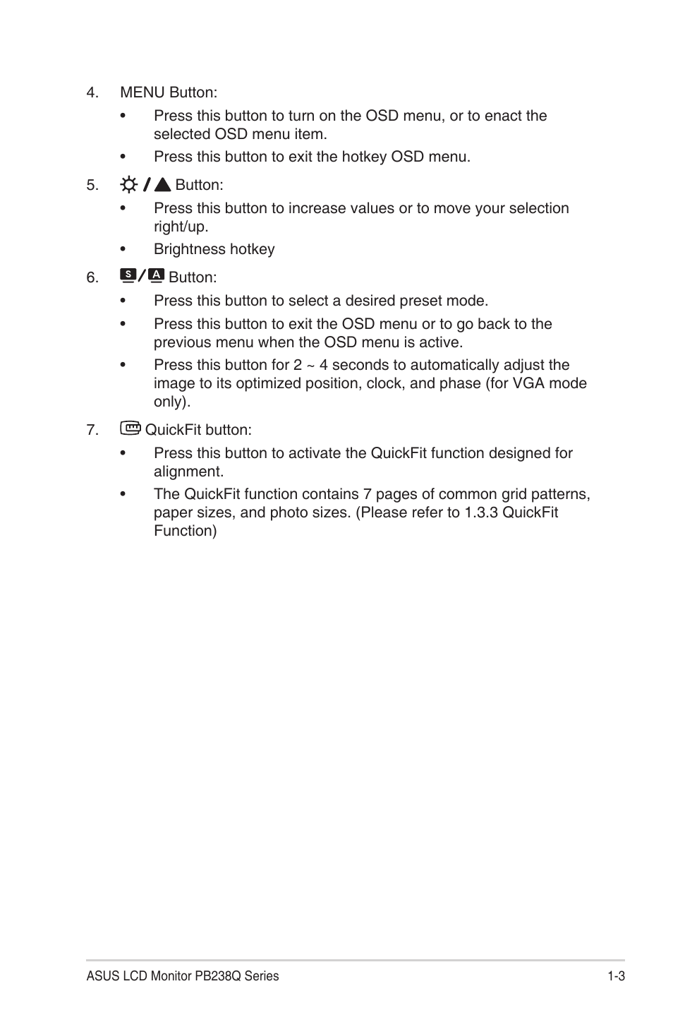 Asus PB238Q User Manual | Page 9 / 25