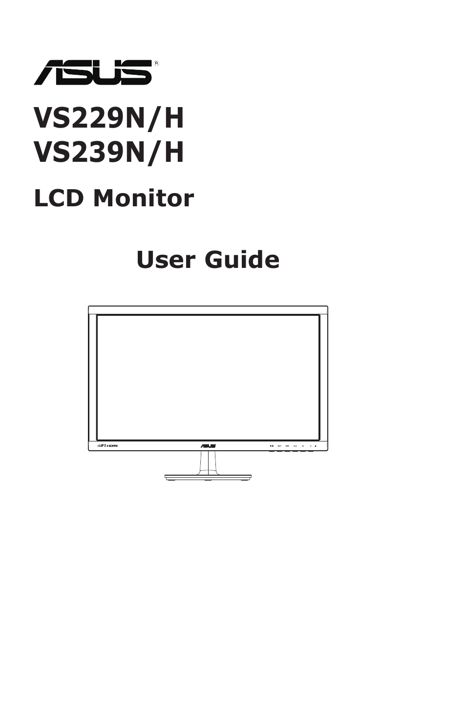 Asus VS239HV User Manual | 23 pages