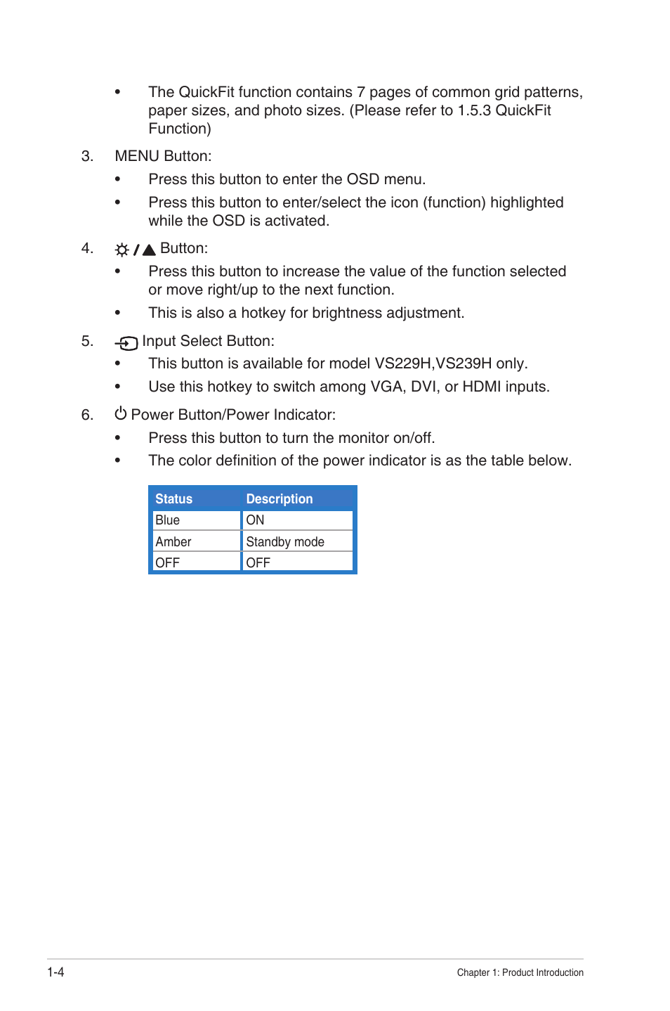 Asus VS239HV User Manual | Page 10 / 23