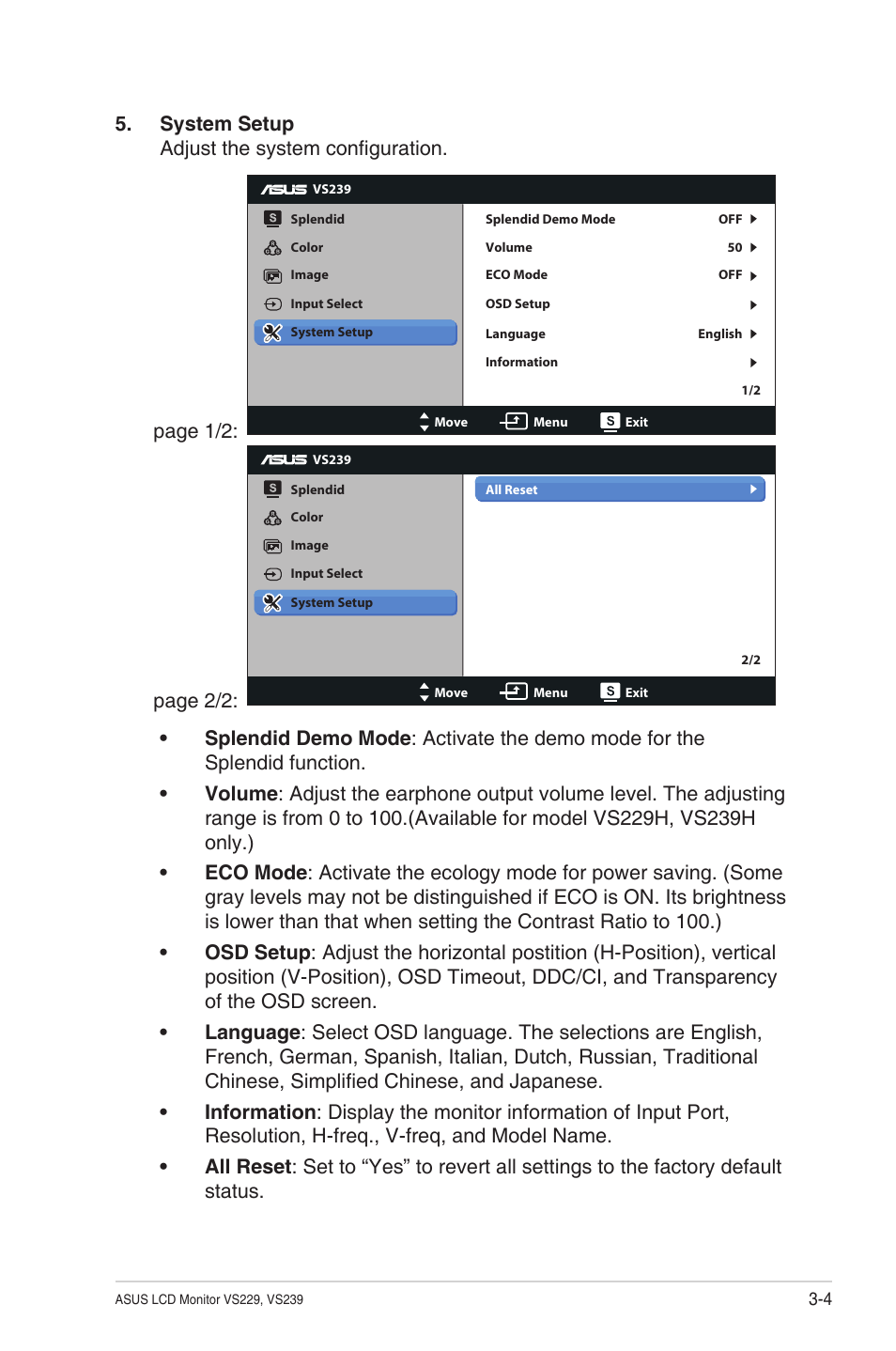 Page 2/2 | Asus VS239HV User Manual | Page 19 / 23