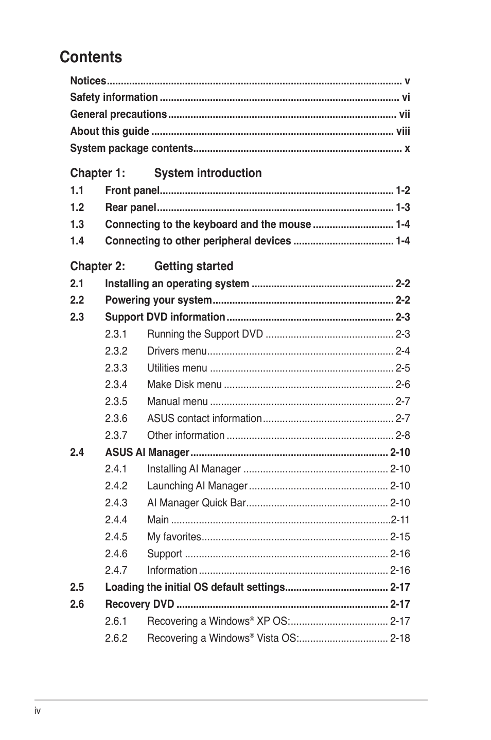 Asus BP5268 User Manual | Page 4 / 33