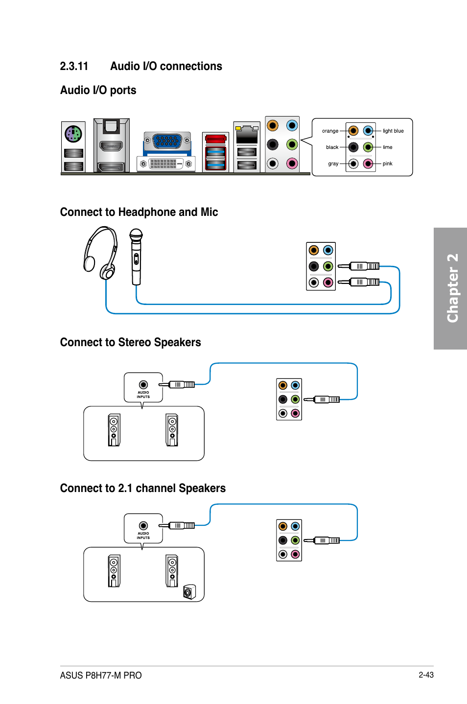 Chapter 2 | Asus P8H77-M PRO User Manual | Page 65 / 156