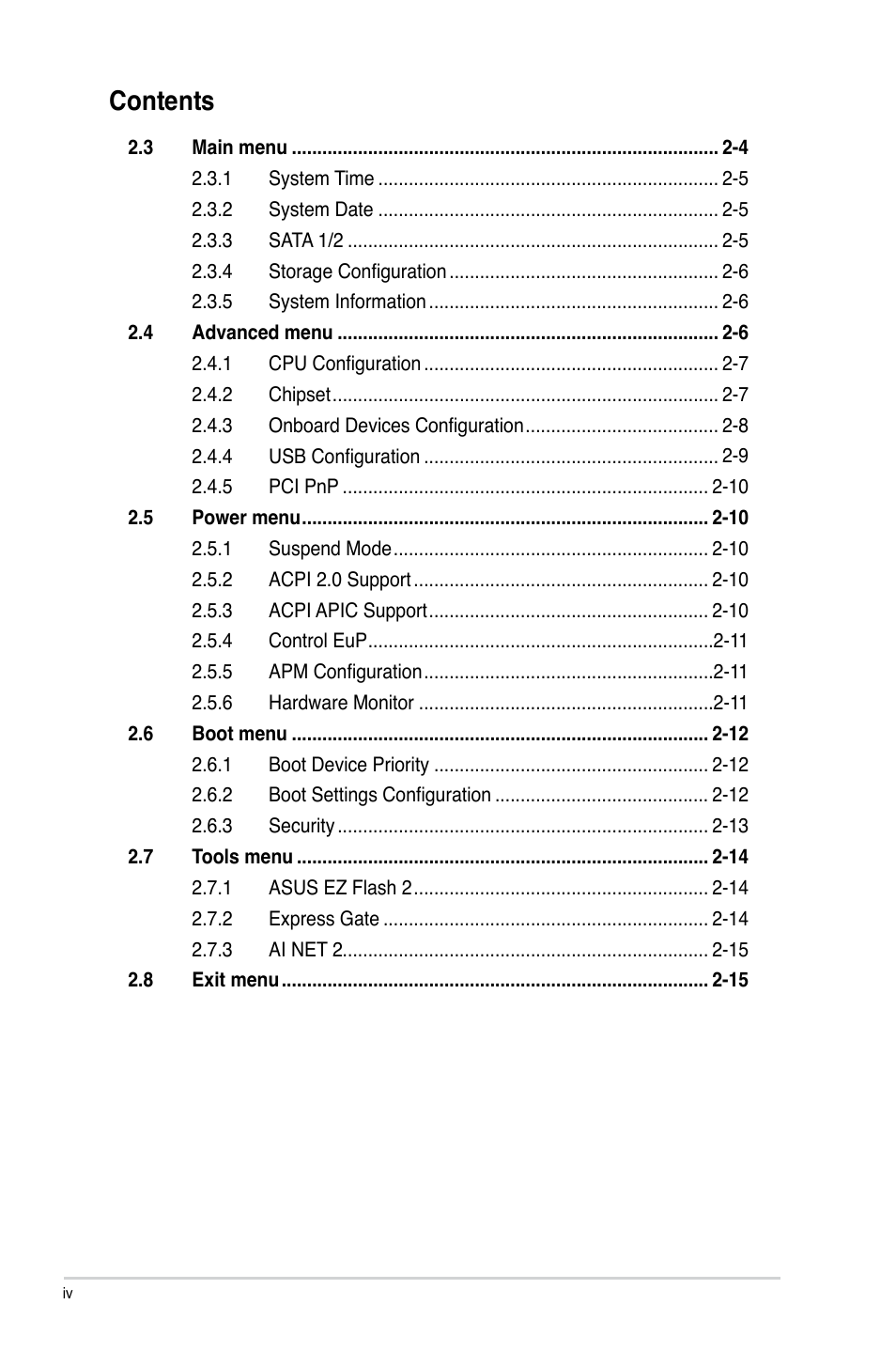 Asus AT4NM10-I User Manual | Page 4 / 44