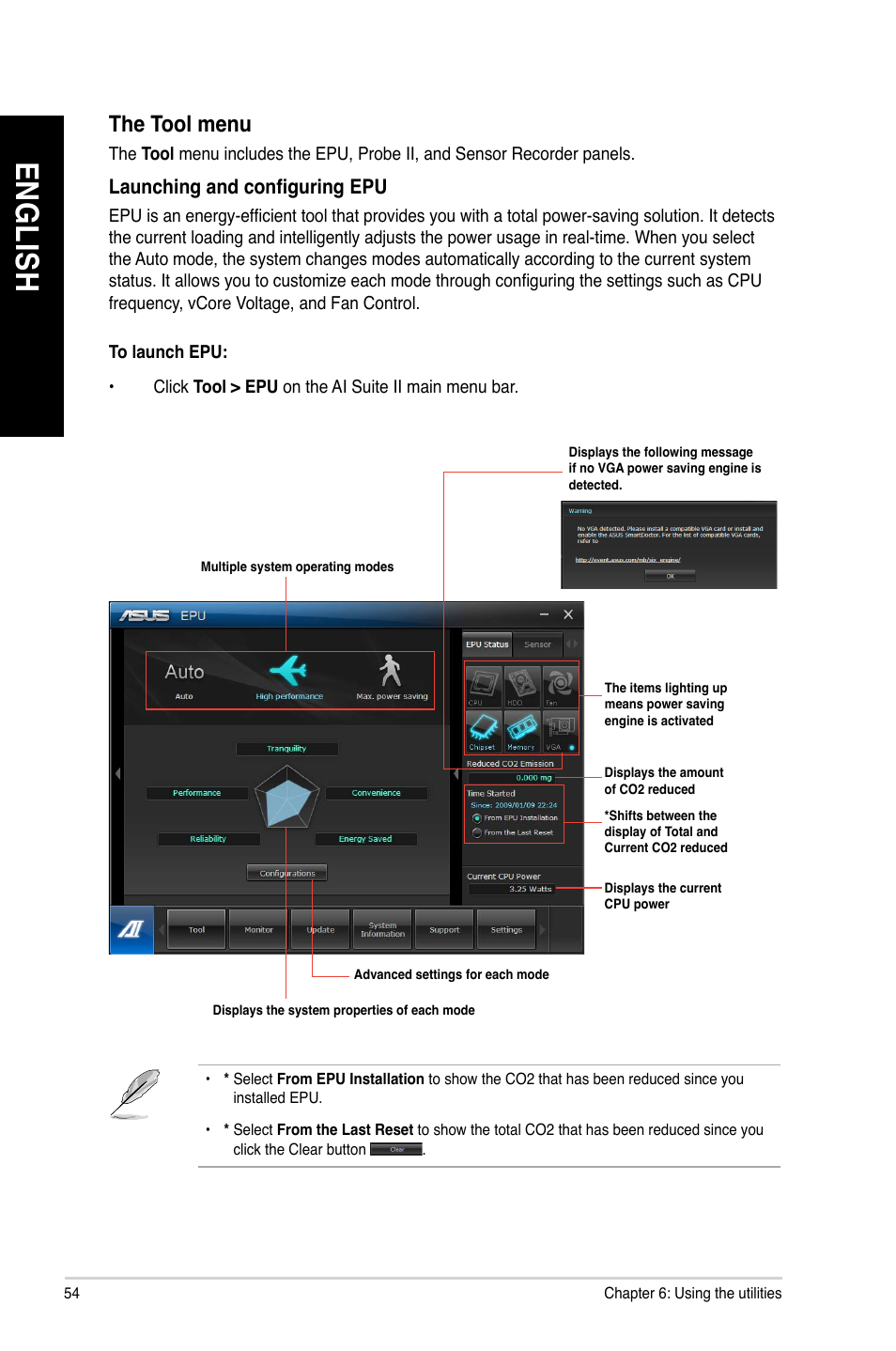 En gl is h en gl is h en gl is h en gl is h | Asus CM6870 User Manual | Page 54 / 72