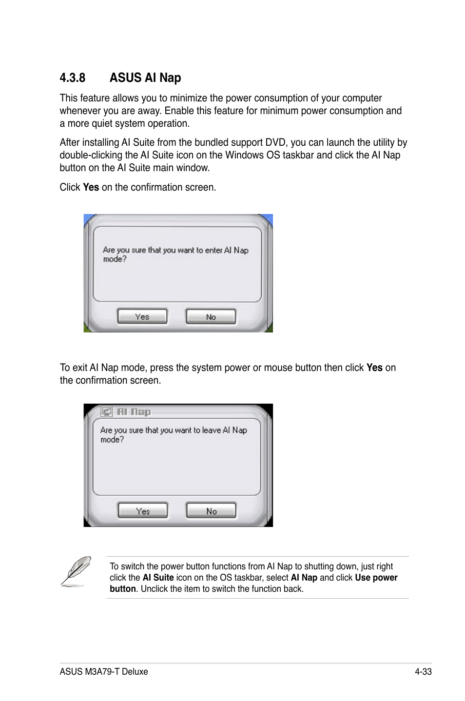 8 asus ai nap, Asus ai nap -33 | Asus M3A79-T Deluxe User Manual | Page 143 / 164