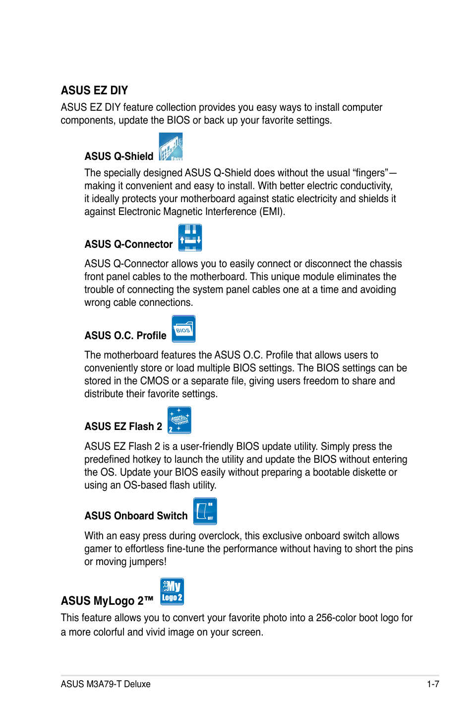 Asus M3A79-T Deluxe User Manual | Page 23 / 164