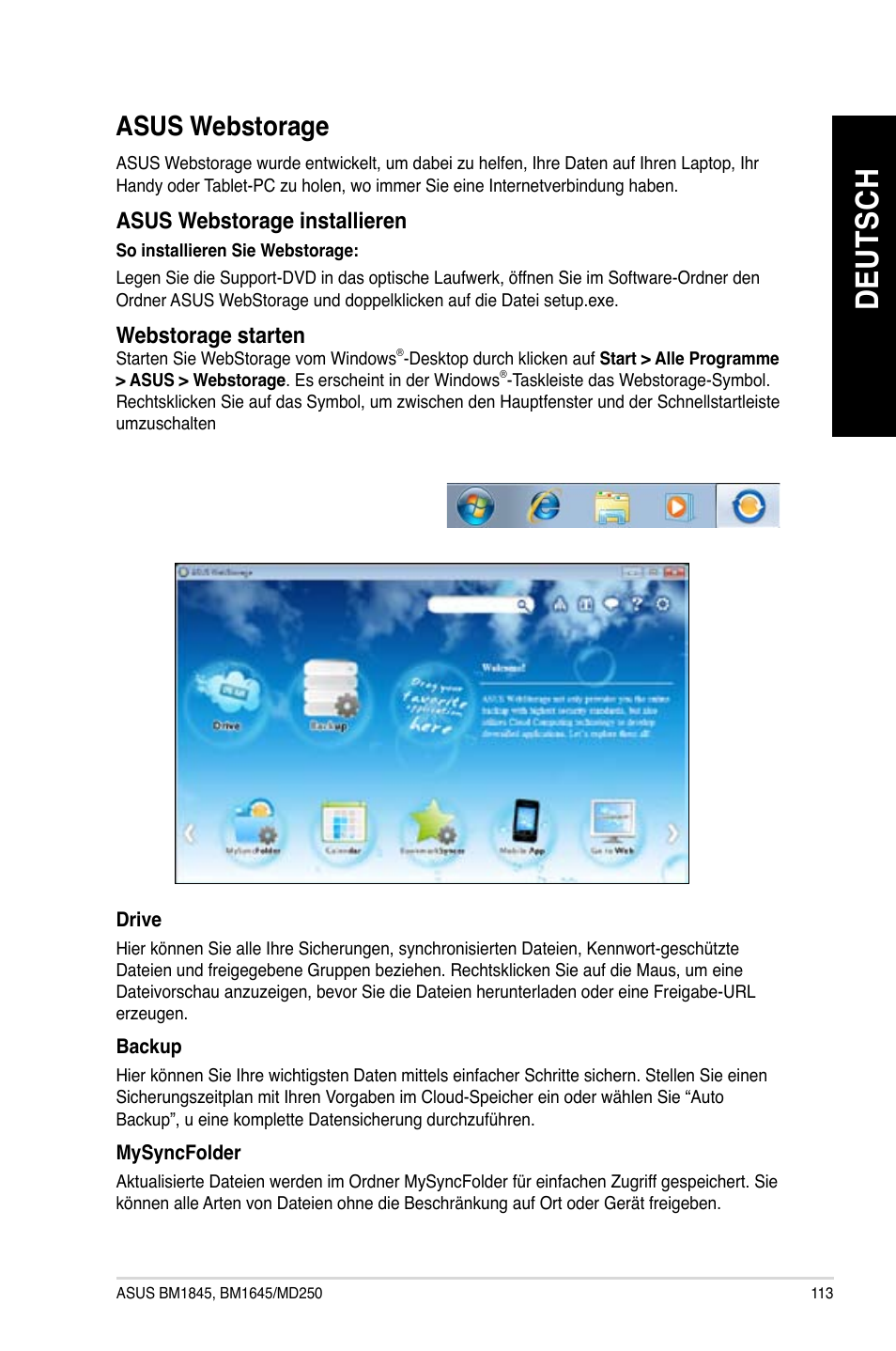 Asus webstorage, De ut sc h de ut sc h, Asus.webstorage | Asus BM1845 User Manual | Page 115 / 644