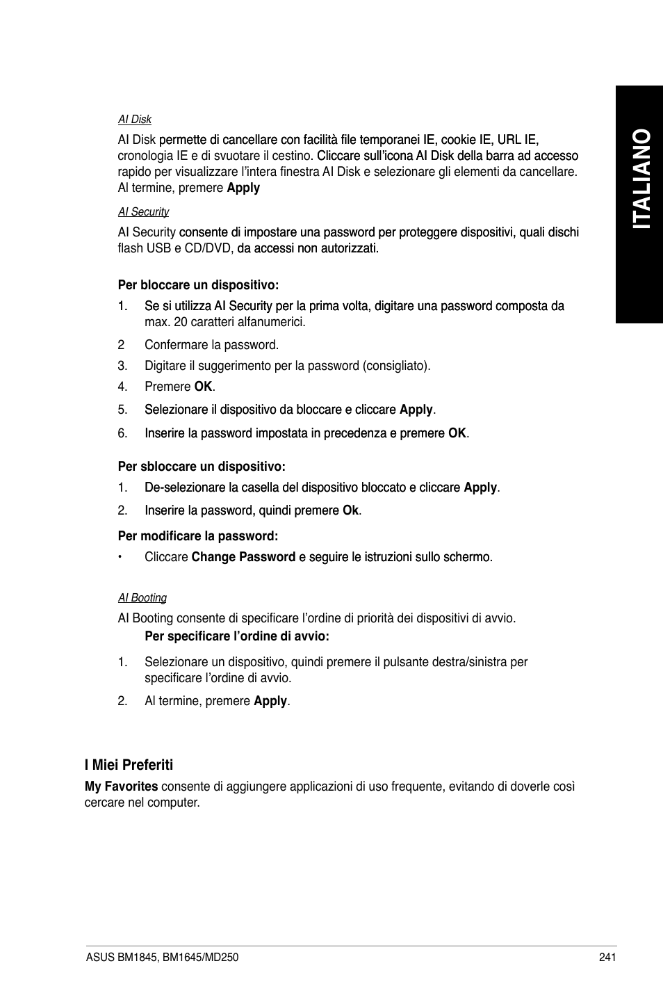 Ita lia no it al ia no | Asus BM1845 User Manual | Page 243 / 644