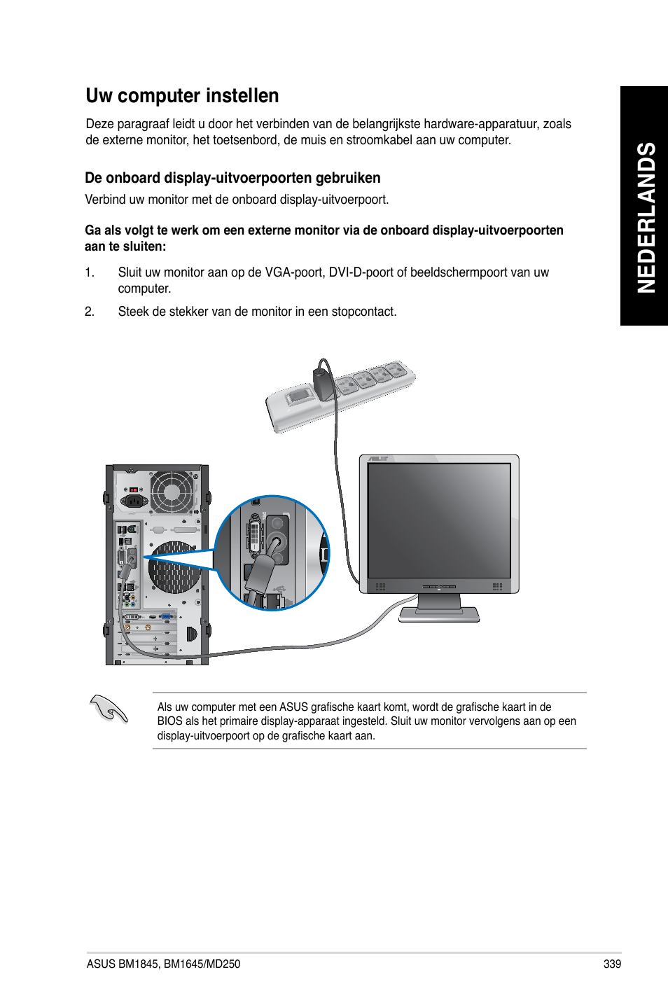 Uw computer instellen, Ne de rl an ds ne de rl an ds | Asus BM1845 User Manual | Page 341 / 644