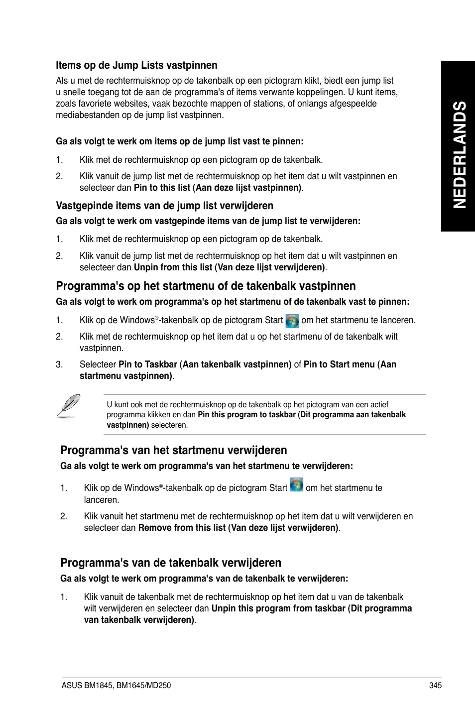 Ne de rl an ds ne de rl an ds | Asus BM1845 User Manual | Page 347 / 644