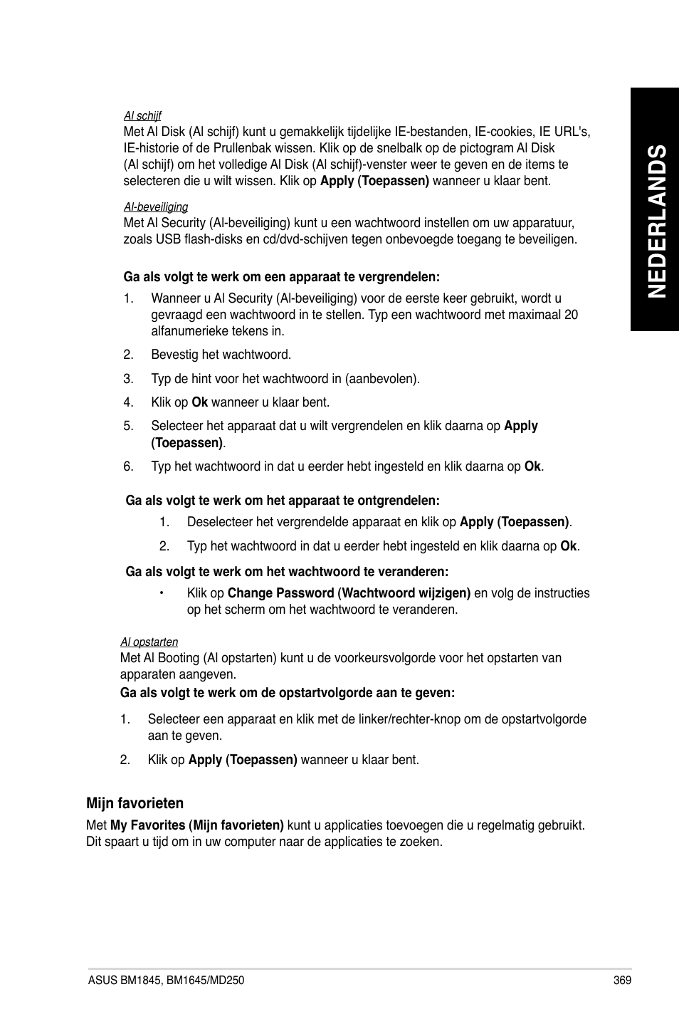 Ne de rl an ds ne de rl an ds | Asus BM1845 User Manual | Page 371 / 644