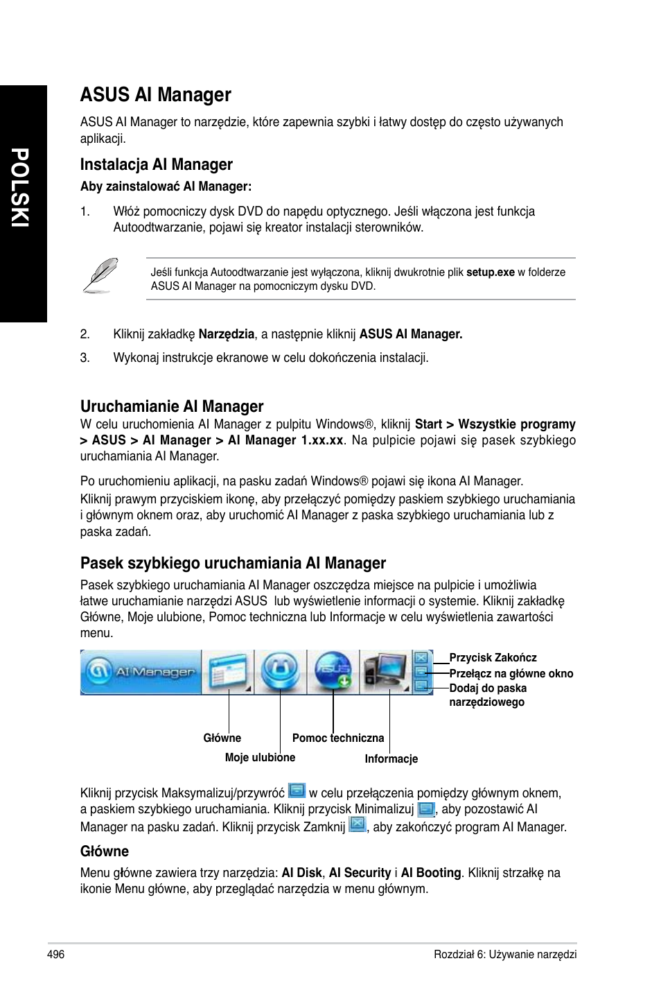 Asus ai manager, Po ls ki po ls ki po ls ki po ls ki | Asus BM1845 User Manual | Page 498 / 644