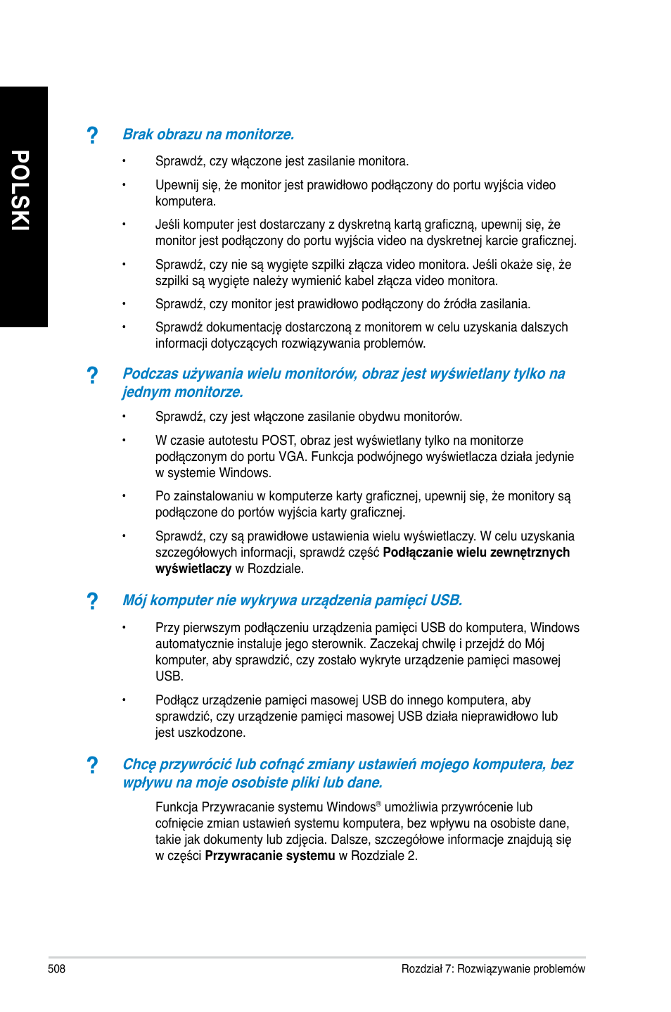 Po ls ki po ls ki po ls ki po ls ki | Asus BM1845 User Manual | Page 510 / 644