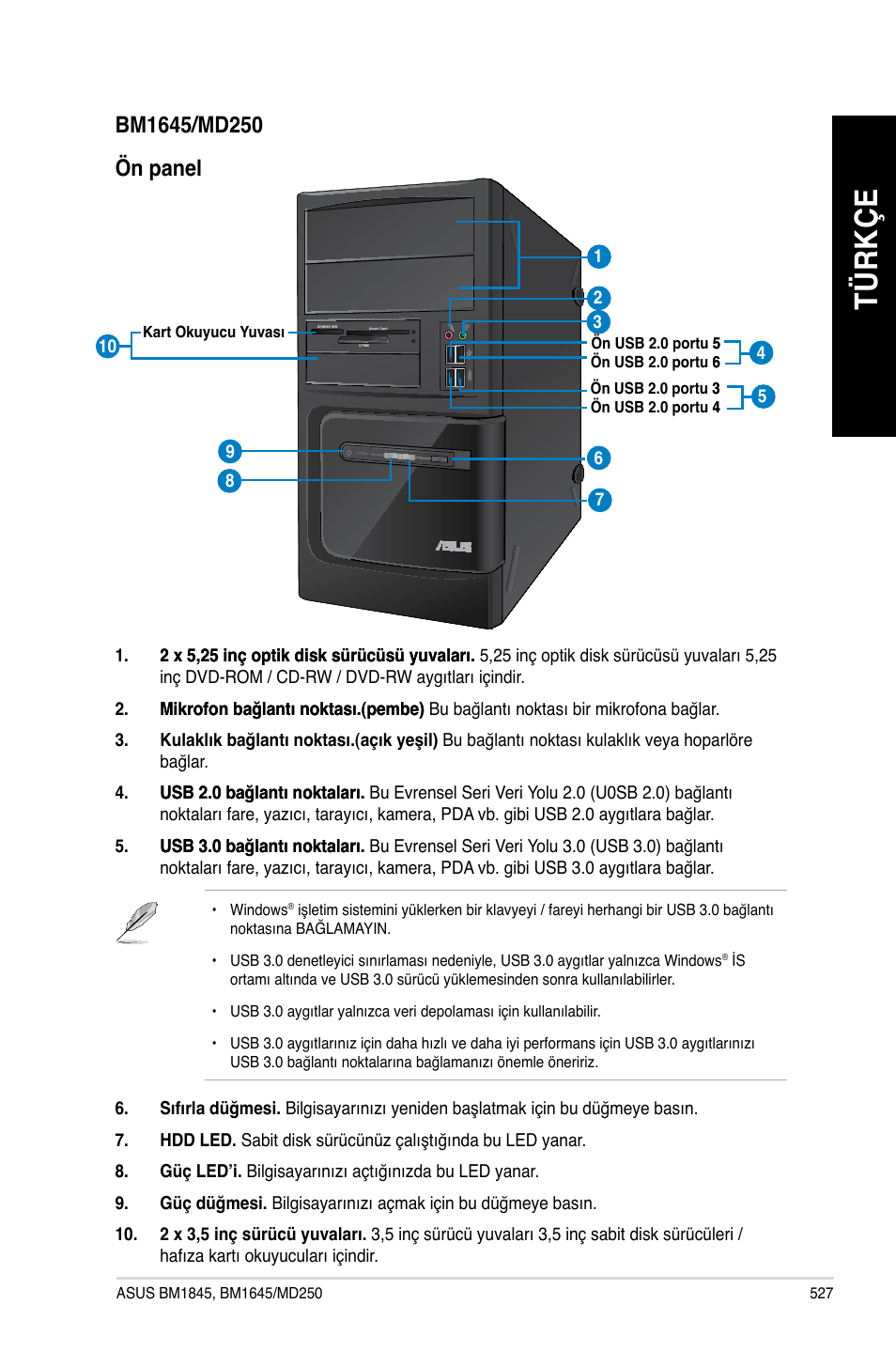 Tü rk çe tü rk çe tü rk çe tü rk çe | Asus BM1845 User Manual | Page 529 / 644