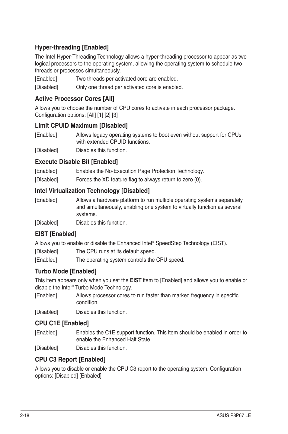 Asus P8P67 LE User Manual | Page 70 / 84