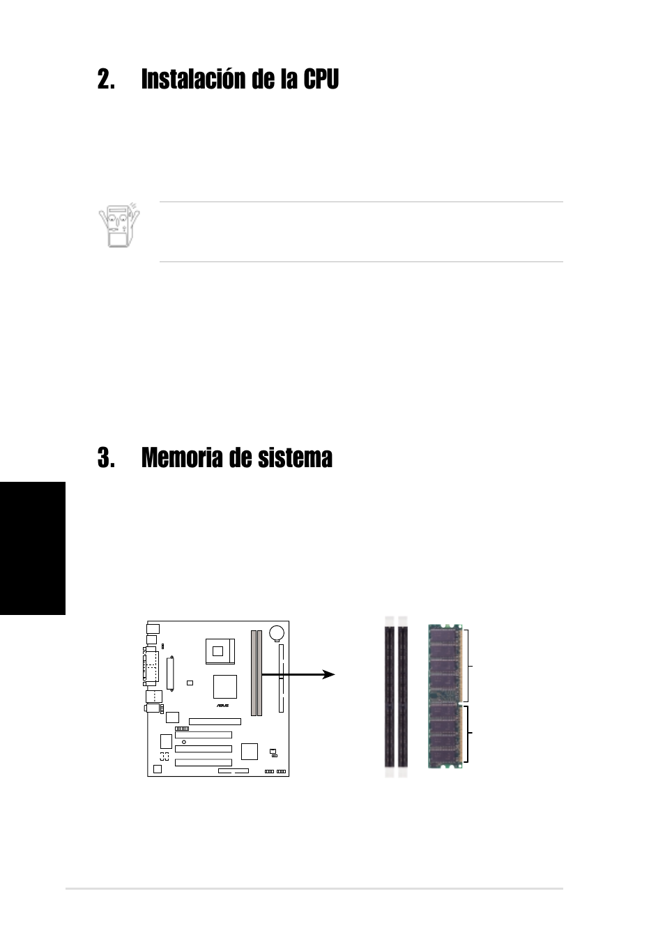 Instalación de la cpu | Asus P4V533-MX User Manual | Page 12 / 16