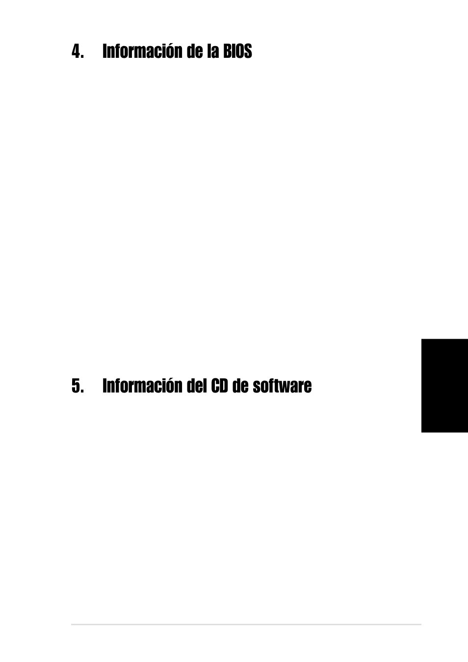 Información de la bios, Información del cd de software | Asus P4V533-MX User Manual | Page 13 / 16