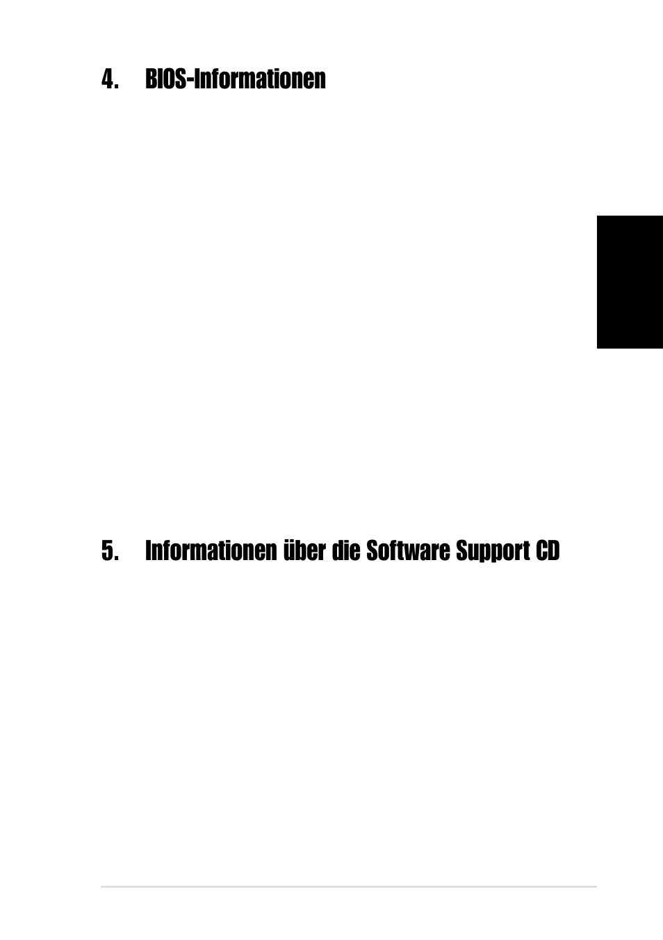 Bios-informationen, Informationen über die software support cd | Asus P4V533-MX User Manual | Page 7 / 16